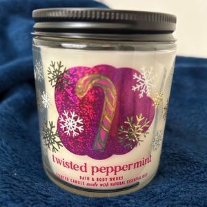 Bath & Body Works Twisted Peppermint scented jar candle